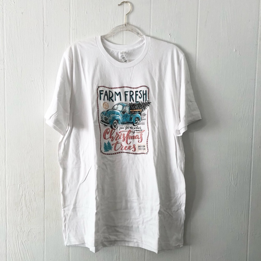 Farm Fresh Christmas Tress Graphic T-Shirt